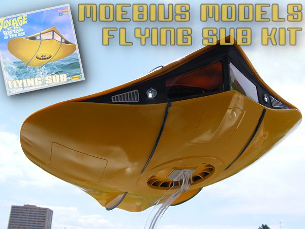 Steve Causey's build of the Moebius Models Flying Sub Kit