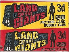 Land of the Giants Bubble Gum Pack