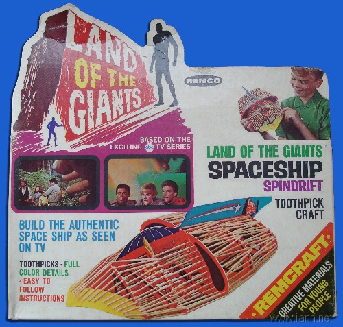 Land of the Giants Spaceship Spindrift Toothpick Craft