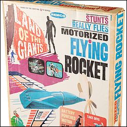 Remco Motorized Flying Rocket