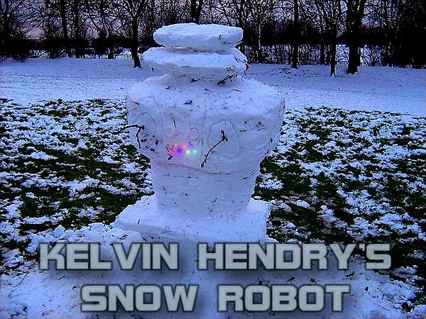 Kelvin Hendrey's Snow Robot