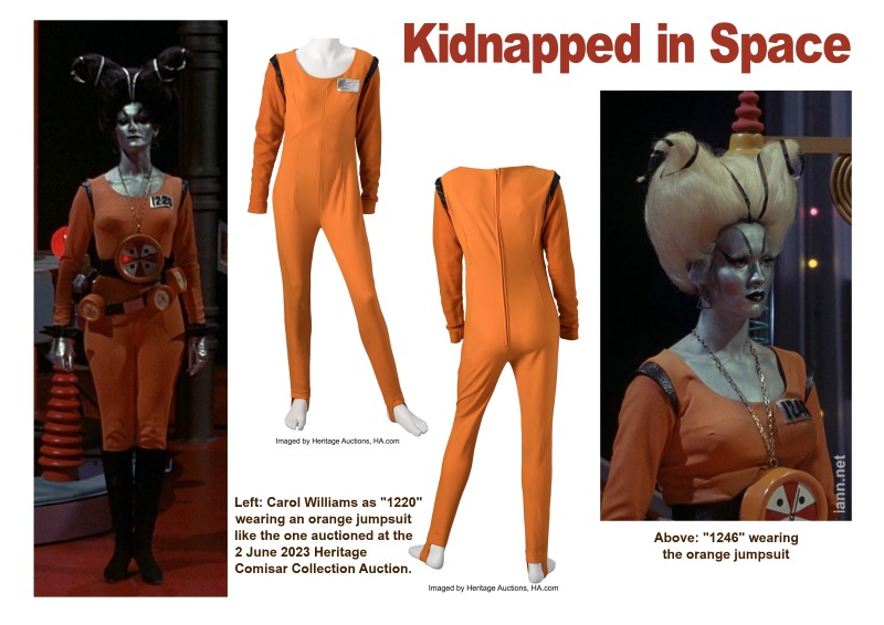 Lost in Space - Kidnapped in Space Orange Jumpsuit