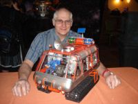 Bill and his Chariot Exhibit at RoboCon 2012
