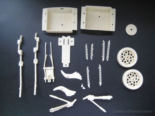 Moebius Models Flying Sub Landing Gear and Claw Set Kit Parts