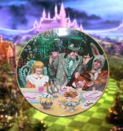 Alice In Wonderland Commemorative Plate