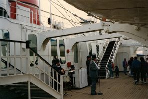 The Queen Mary deck
