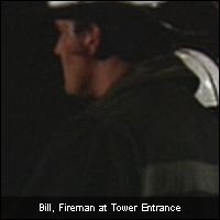 Bill, Fireman at Tower Entrance