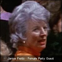 Janice Fields - Female Party Guest