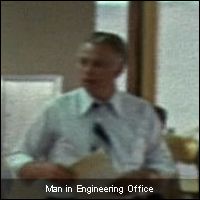 Man in Engineering Office