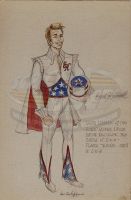 Evel Knievel Costume Drawing for Viva Knievel
