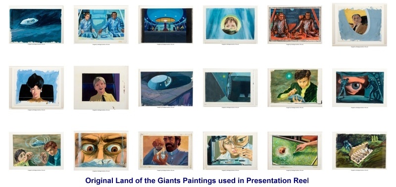 Original Paintings from the Land of the Giants Presentation Reel