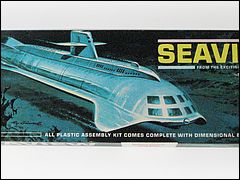Aurora Seaview Model Kit #707 Original Issue 1966