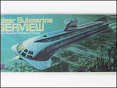 Aurora Seaview Model Kit #253 1975